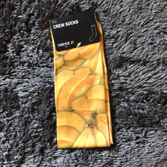 Forever 21 Other - 🍌 Banana Themed Socks NWT